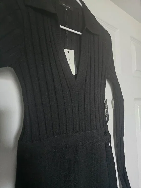 NWT JLUXLABEL Black Emma Knit Maxi Dress (S) - Picture 7 of 9